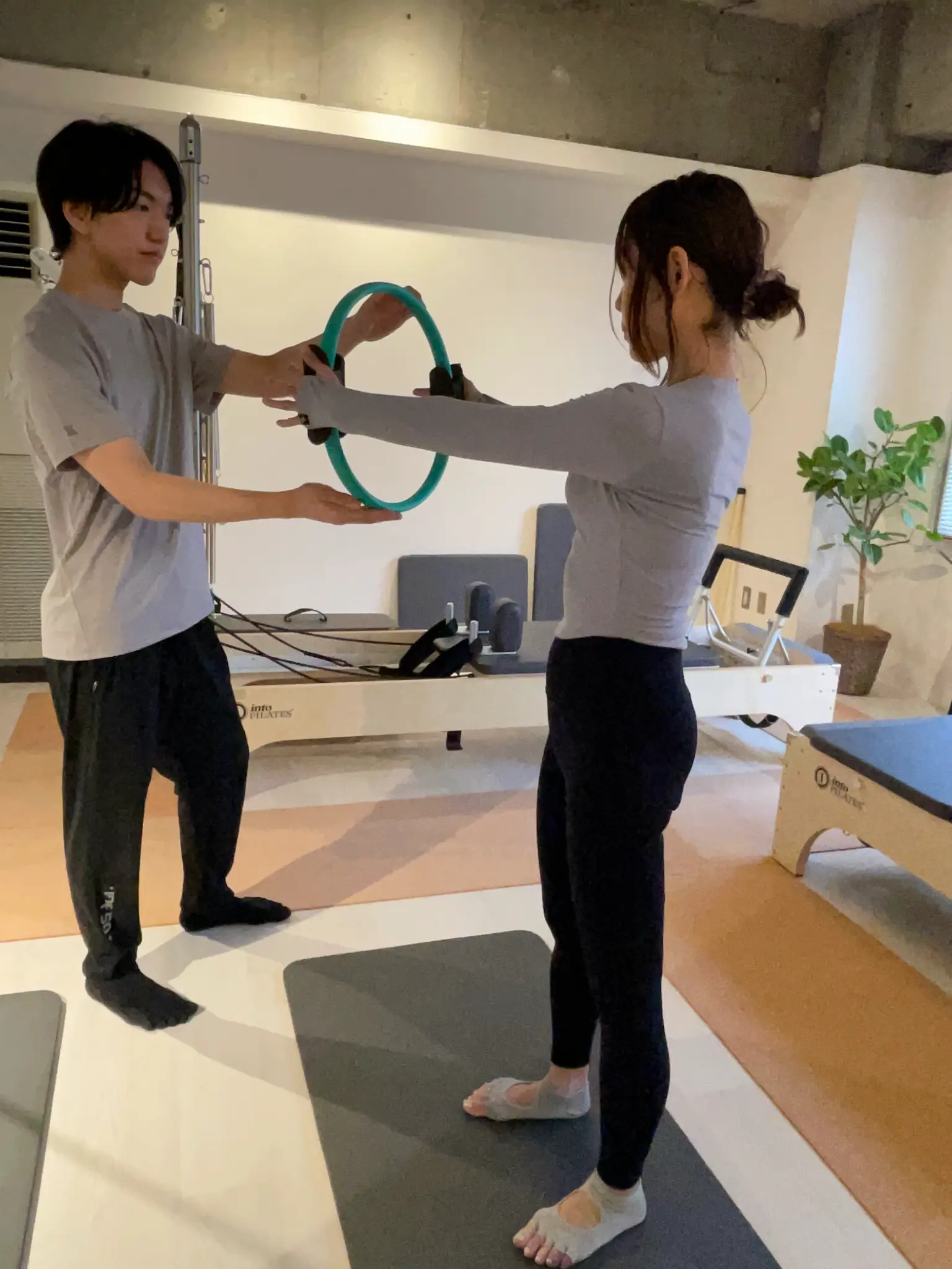 身体の可動域チェック